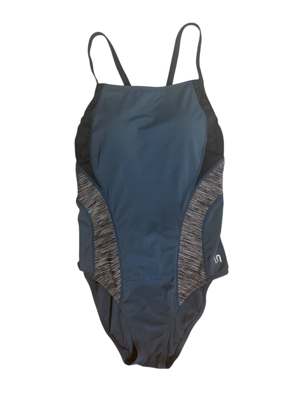 NWT Syrokan Sz 38 XL One Piece Swimsuit Racerback Lightly Padded Cups